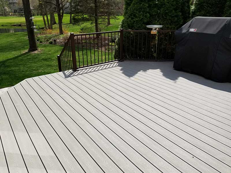 Low Maintenance Composite Trex Decks From Miles Bradley