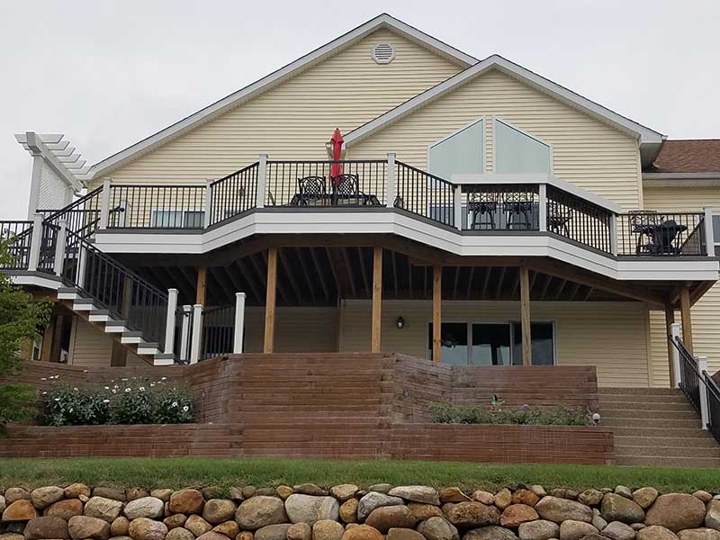 Low Maintenance Composite Trex Decks From Miles Bradley