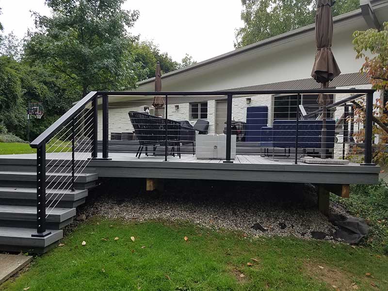 Deck Railings & Privacy Walls From Miles Bradley Expert Deck Builders