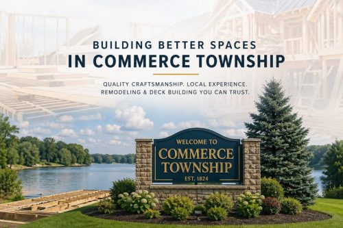Deck builders in and around Commerce Twp.